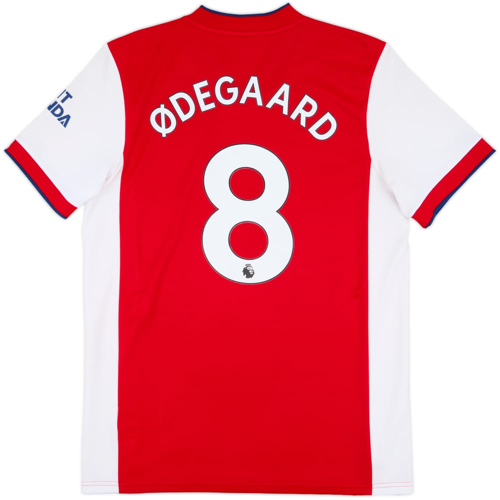 2021-22 Arsenal Home Shirt Odegaard #8 - 7/10 - (L)