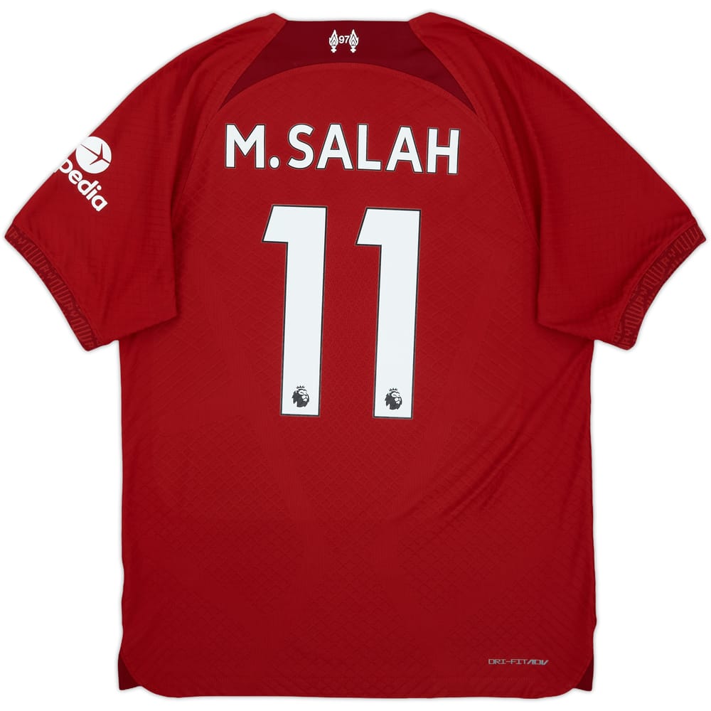 2022-23 Liverpool Authentic Home Shirt M.Salah #11 - 10/10 - (M)