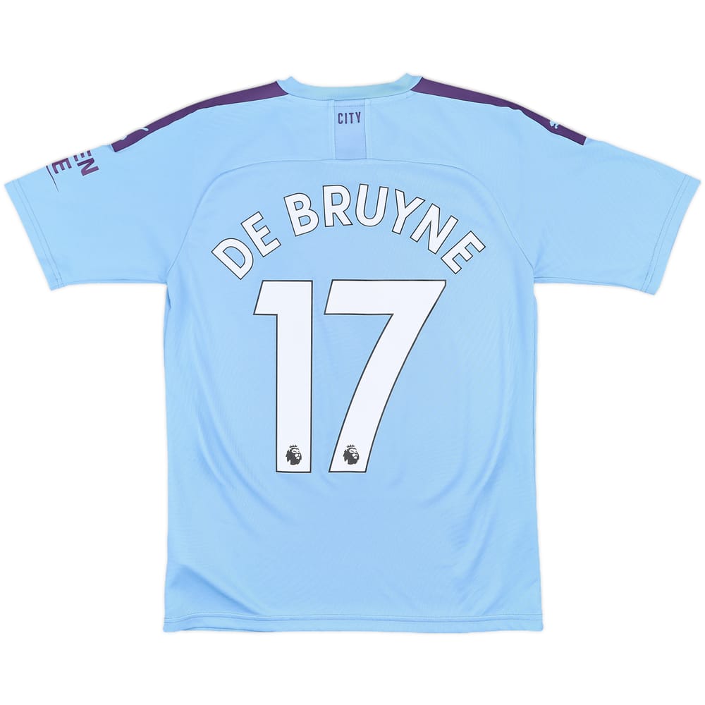 2019-20 Manchester City Home Shirt De Bruyne #17 - 9/10 - (S)