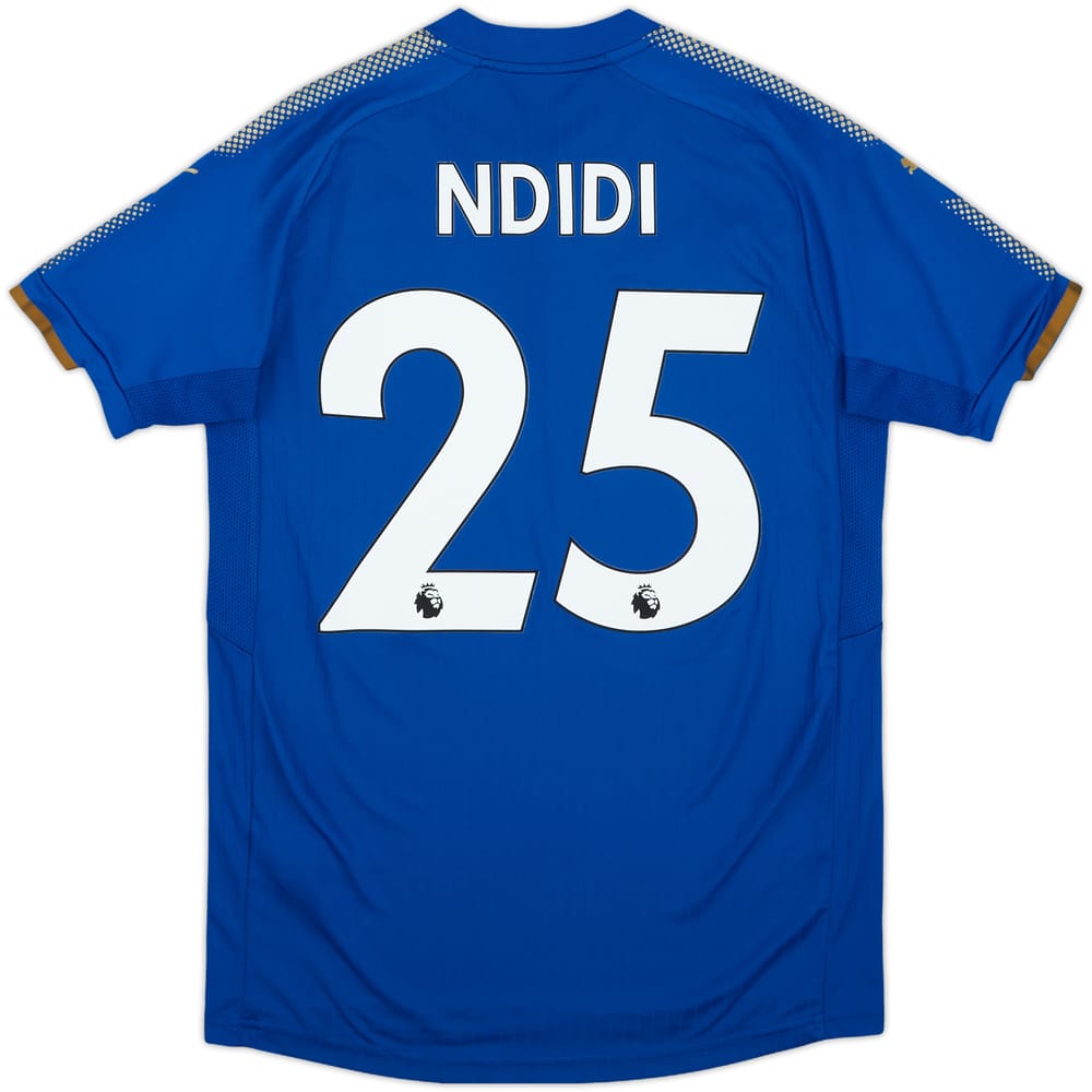 2017-18 Leicester Home Shirt Ndidi #25 - 7/10 - (S)