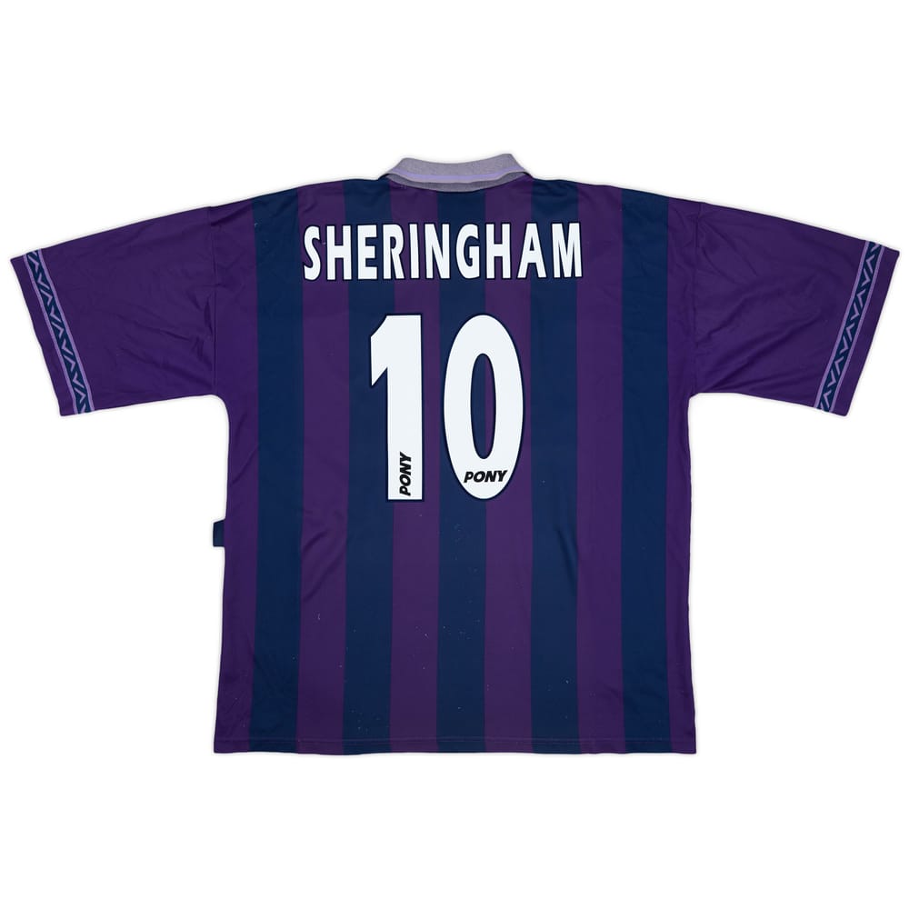 1995-97 Tottenham Away Shirt Sheringham #10 - 6/10 - (XXL)