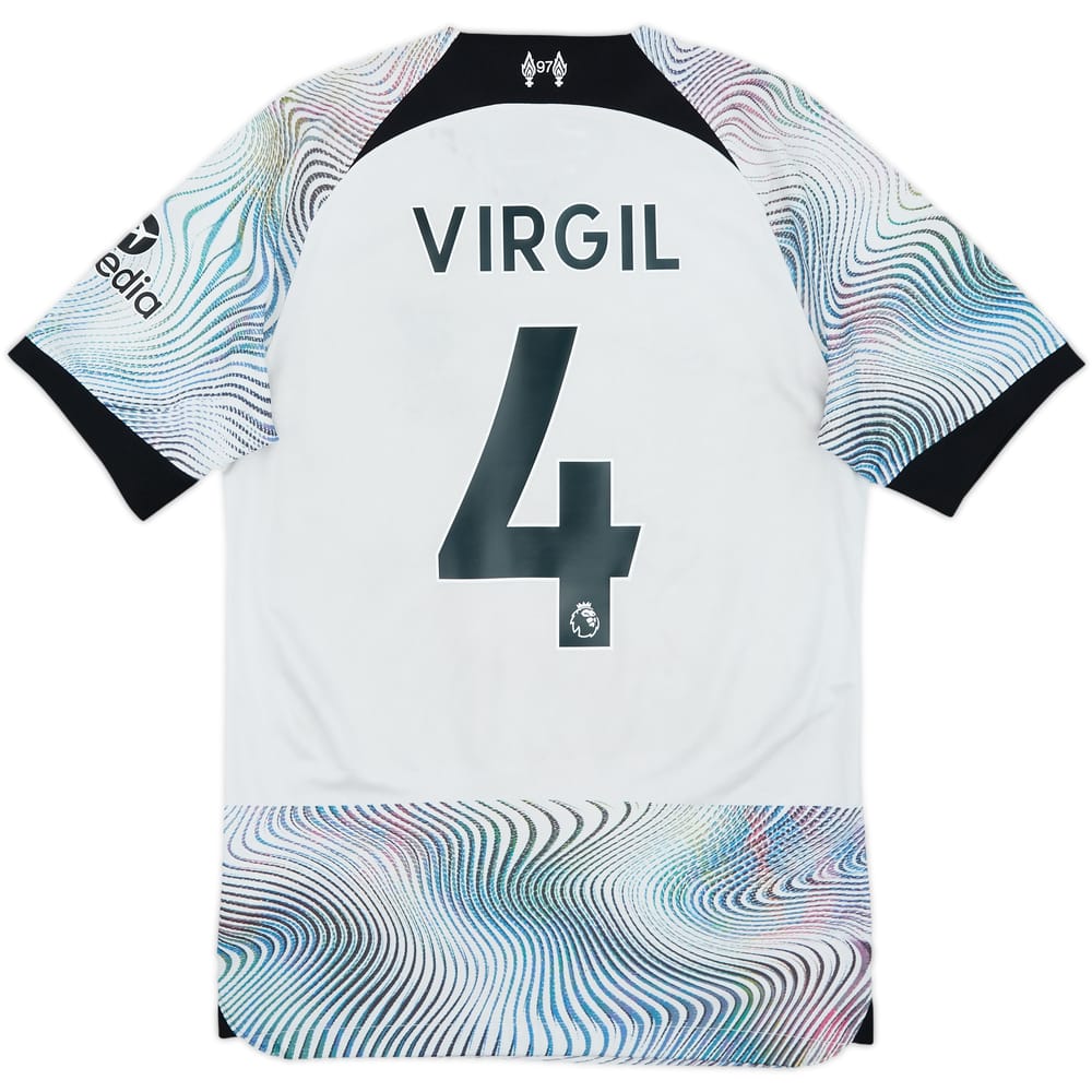 2022-23 Liverpool Away Shirt Virgil #4 - 5/10 - (S)