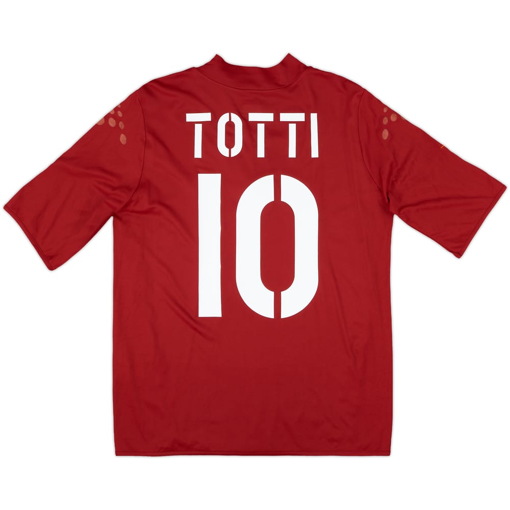 2003-04 Roma Home Shirt Totti #10 - 7/10 - (M)