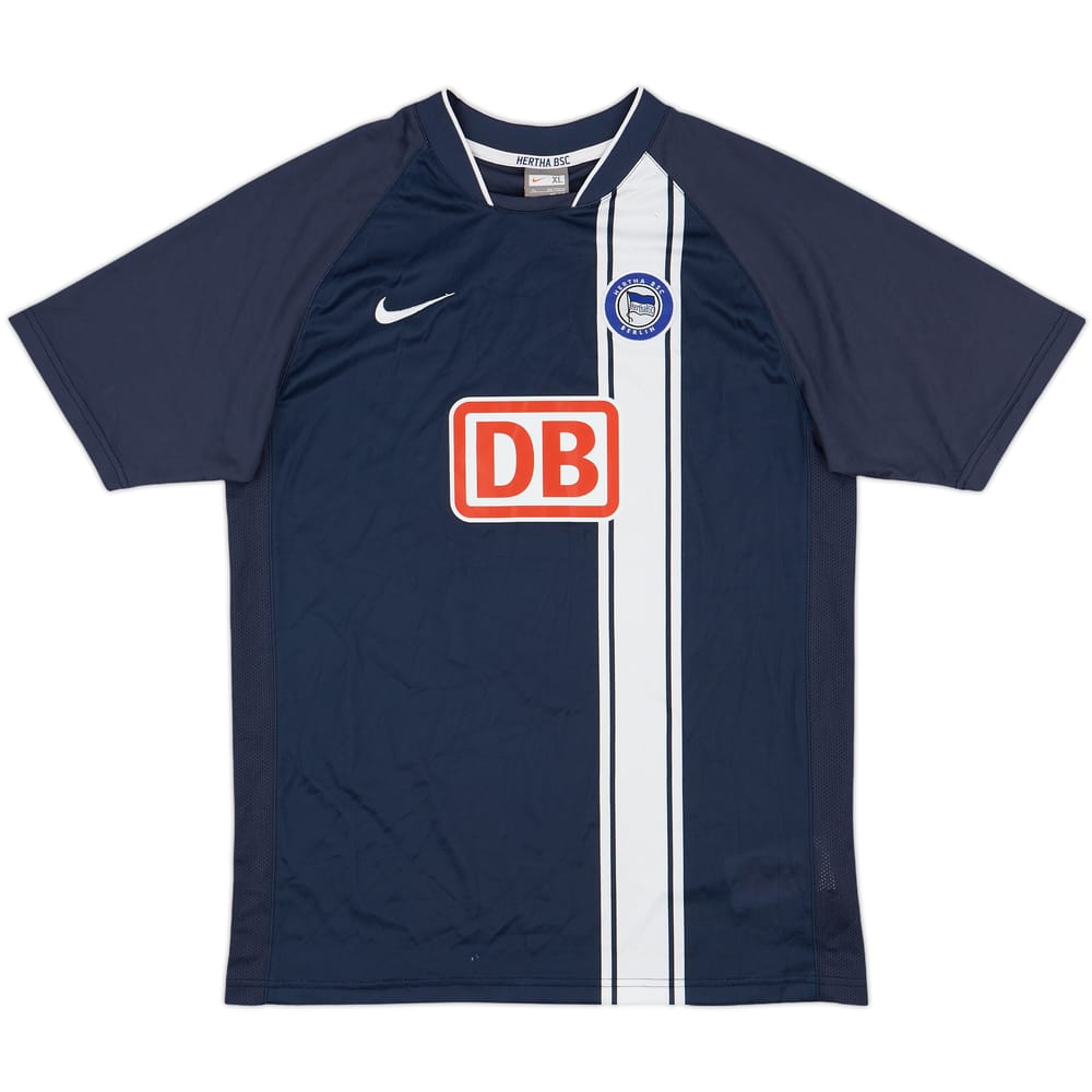 2007-08 Hertha Berlin Home Shirt - 5/10 - (XL.Boys)