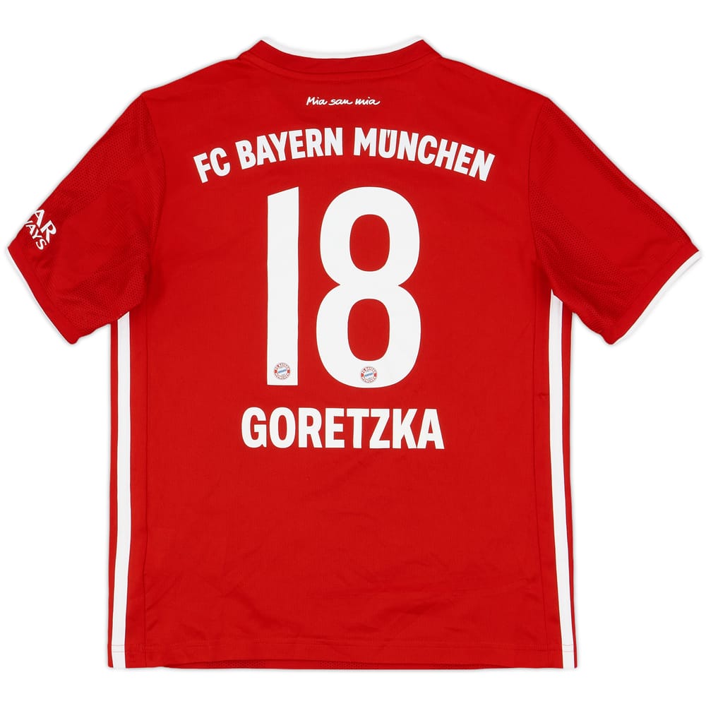 2020-21 Bayern Munich Home Shirt Goretzka #18 - 8/10 - (M.Boys)