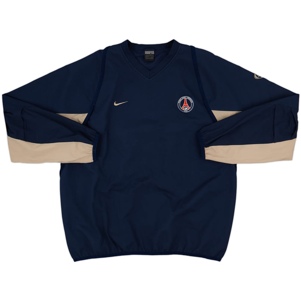 2003-04 Paris Saint-Germain Nike Sweat Top - 9/10 - (XXL)
