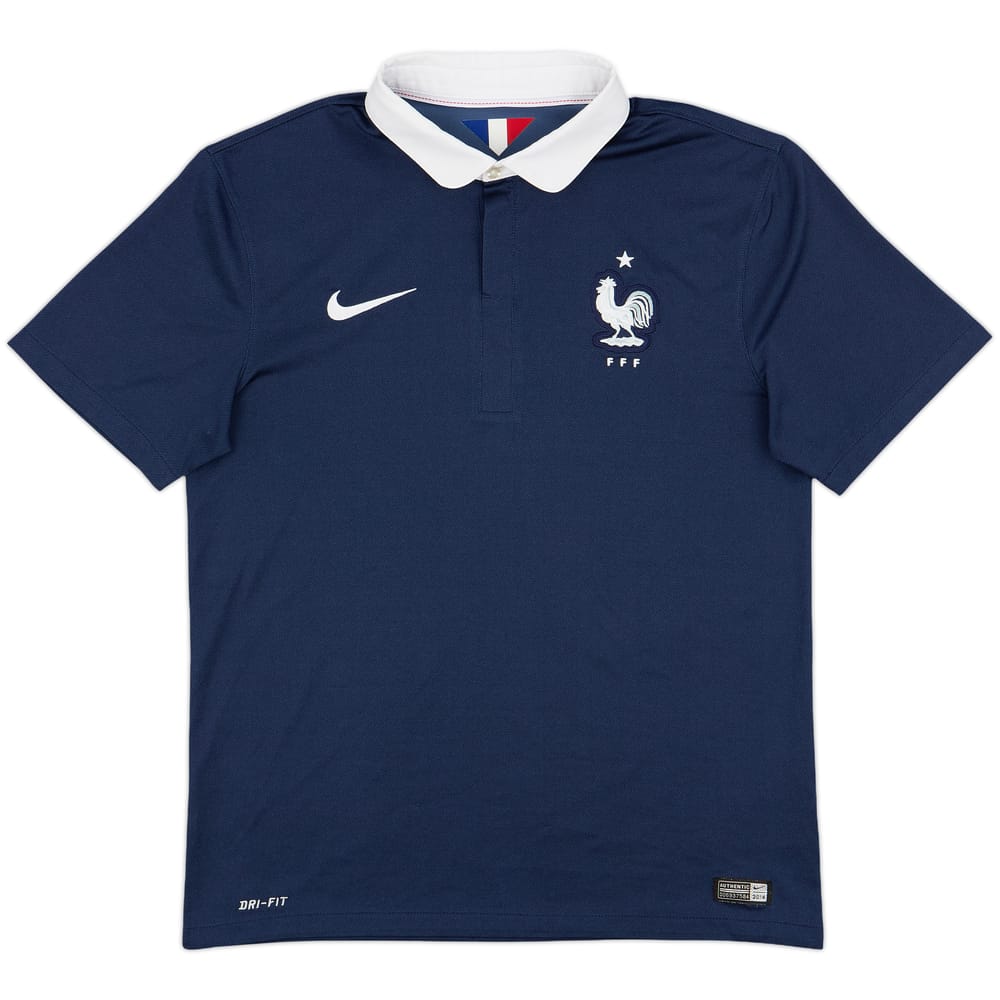 2014-15 France Home Shirt - 9/10 - (M)
