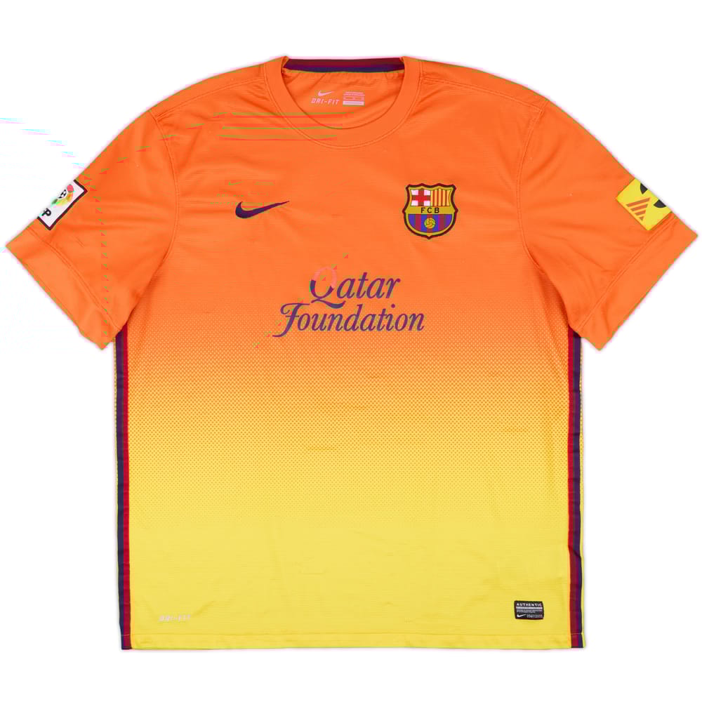 2012-13 Barcelona Away Shirt - 4/10 - (XL)