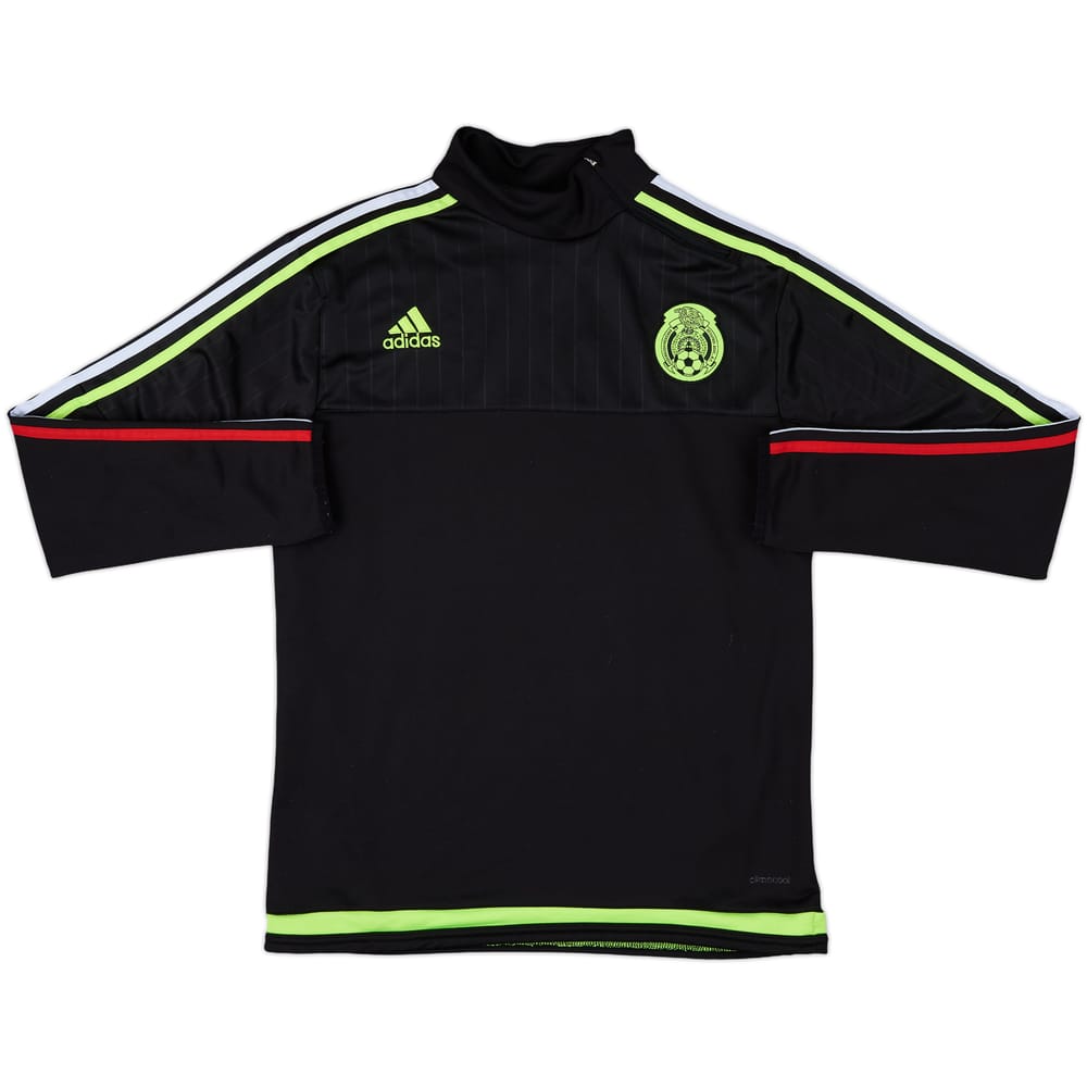 2014-16 Mexico adidas 1/4 Zip Drill Top - 7/10 - (M)