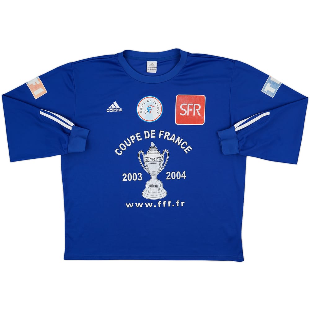 2002-03 adidas Coupe de France L/S Shirt #9 - 8/10 - (XL)
