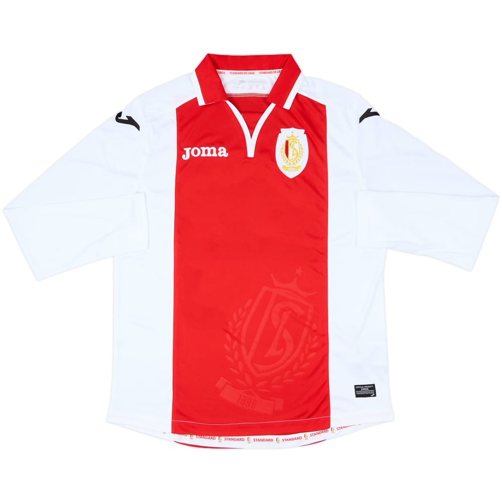 2014-15 Standard Liege Home L/S Shirt - 8/10 - (M)