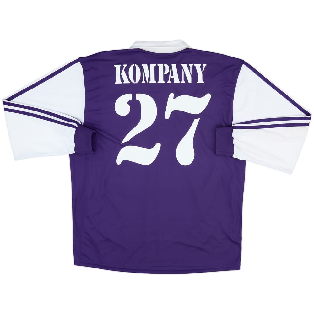 2003-04 Anderlecht Player Issue Away L/S Shirt Kompany #27 - 8/10 - (L)