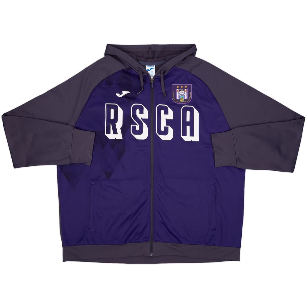 2019-20 Anderlecht Joma Hooded Track Jacket - 8/10 - (4XL)