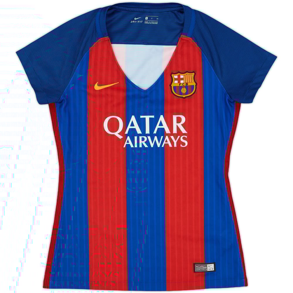 2016-17 Barcelona Home Shirt - 8/10 - (Women&#039;s S)