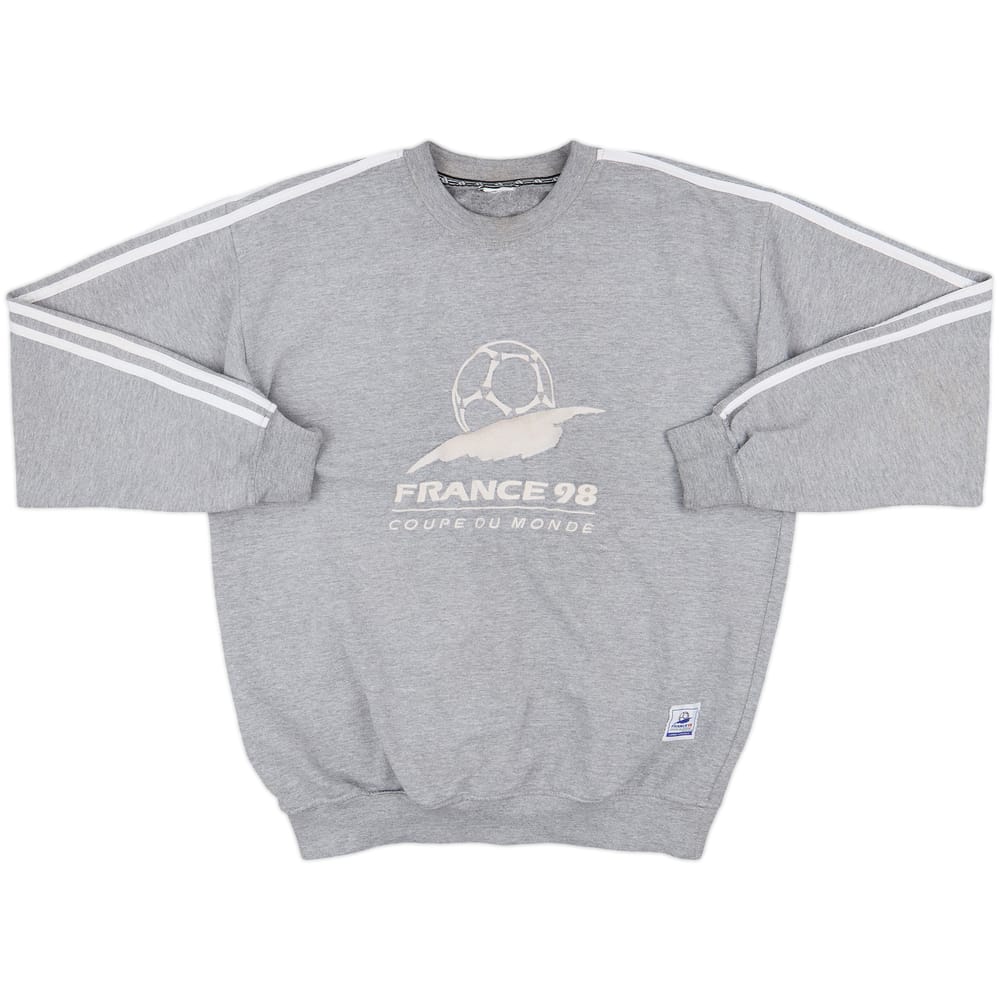 1998 France adidas 'Coupe De Monde' Sweat Top - 7/10 - (L)