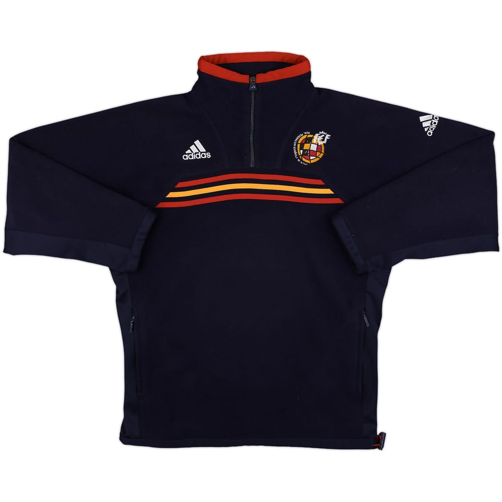 1998-00 Spain adidas 1/4 Zip Fleece Top - 8/10 - (M)