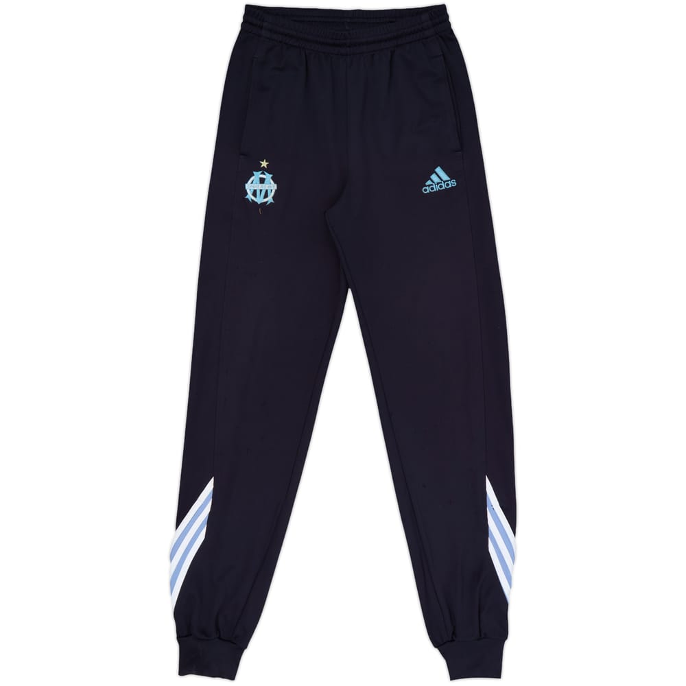 2003-04 Olympique Marseille adidas Track Pants/Bottoms - 7/10 - (S)