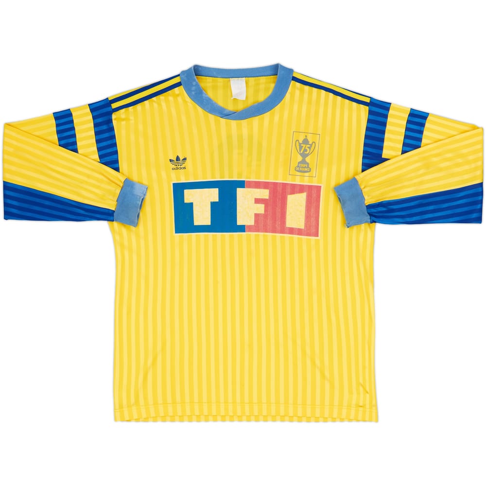 1991-92 Coupe de France L/S Shirt #2 - 7/10 - (L)