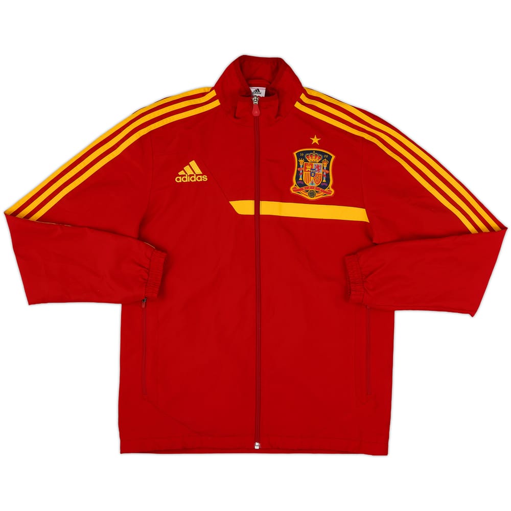2012-13 Spain adidas Track Jacket - 8/10 - (S)