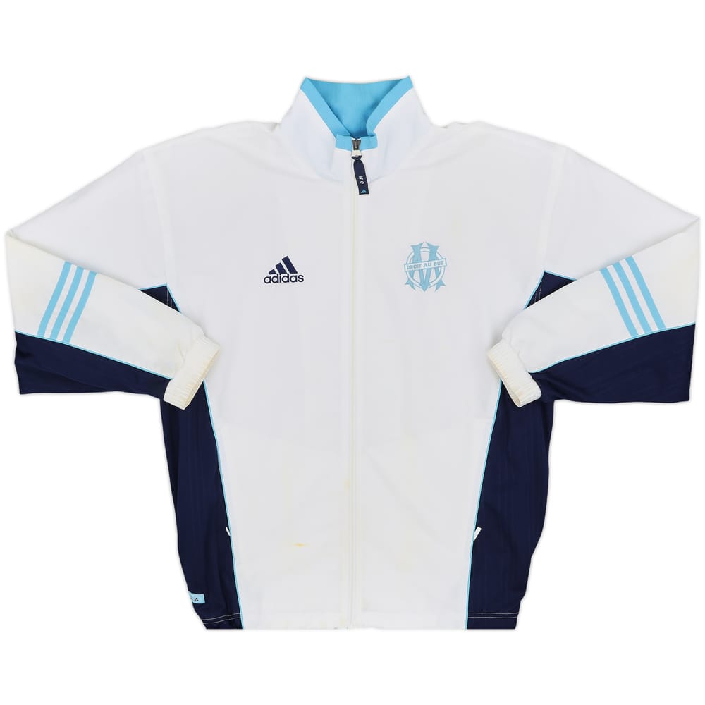 2000-01 Olympique Marseille adidas Track Jacket - 7/10 - (M)