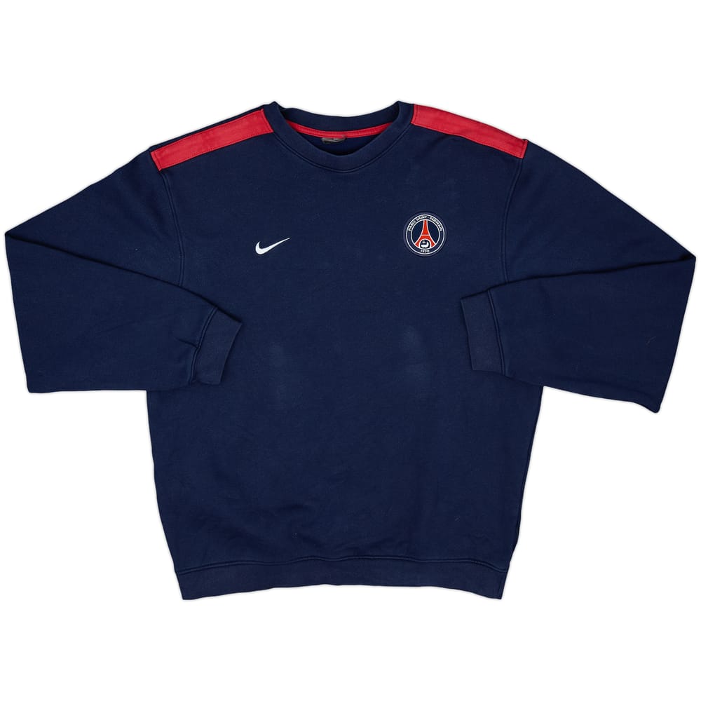 2003-04 Paris Saint-Germain Nike Sweat Top - 8/10 - (XL)