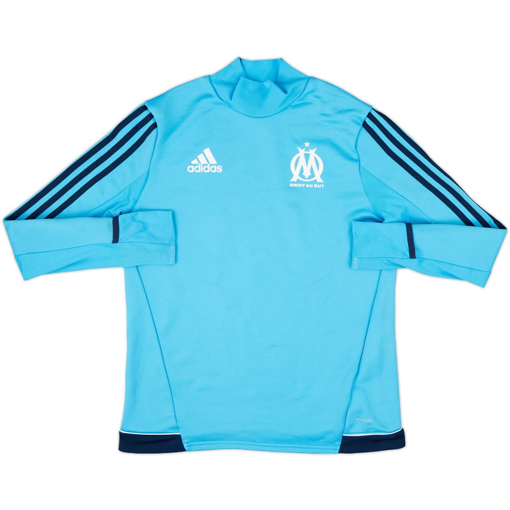 2017-18 Olympique Marseille adidas Drill Top - 8/10 - (L.Boys)