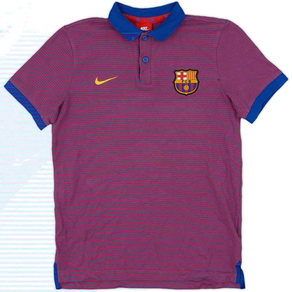 2016-17 Barcelona Nike Polo Shirt - 8/10 - (L.Boys)