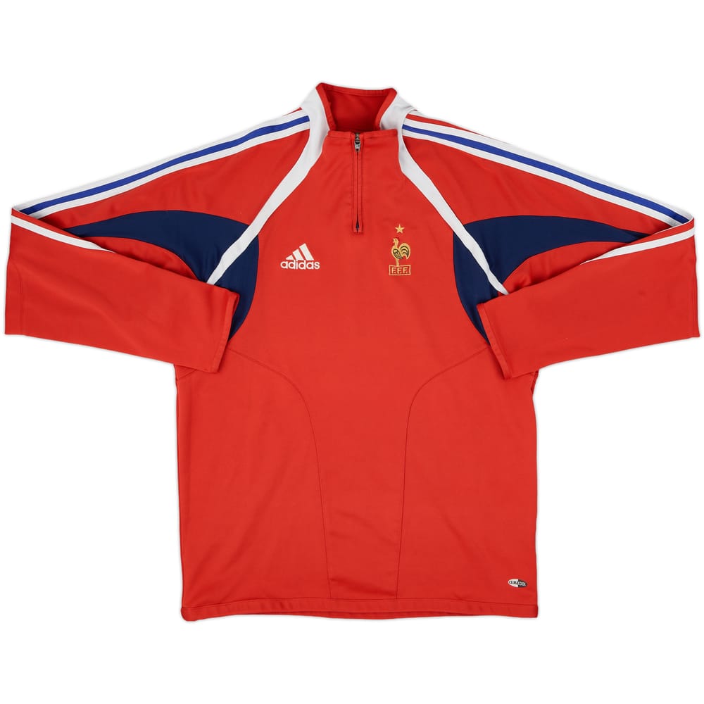 2004-06 France adidas 1/4 Zip Drill Top - 8/10 - (M/L)