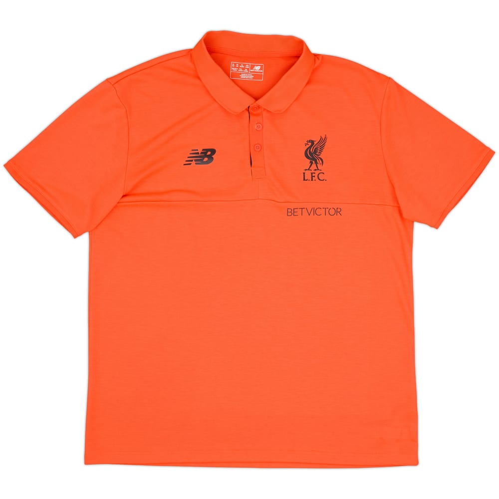 2018-19 Liverpool New Balance Polo Shirt - 8/10 - (XL)