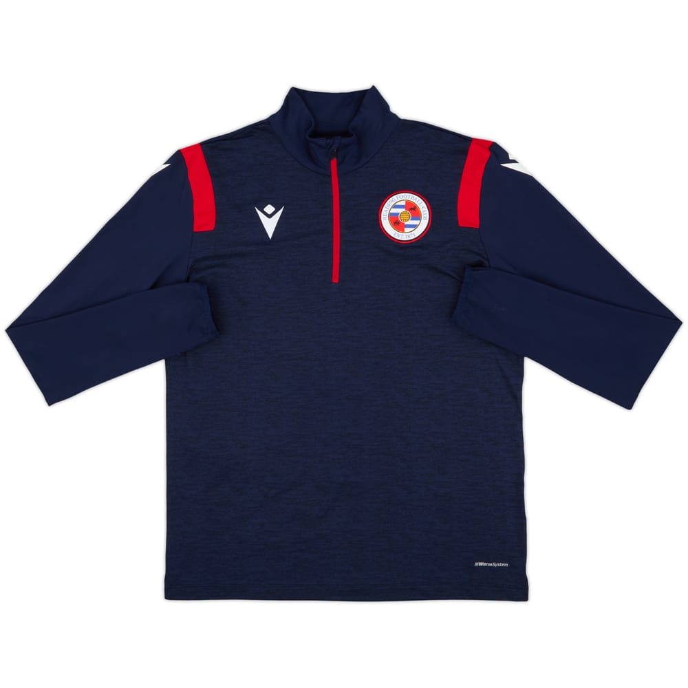 2020-21 Reading Top de entrenamiento Macron con cremallera de 1/4 - 8/10 - (S)