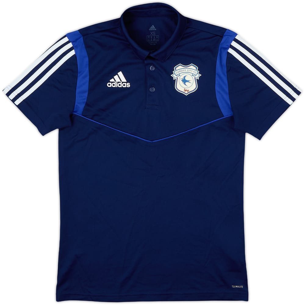 2019-20 Cardiff City adidas Polo Shirt - 9/10 - (XS)