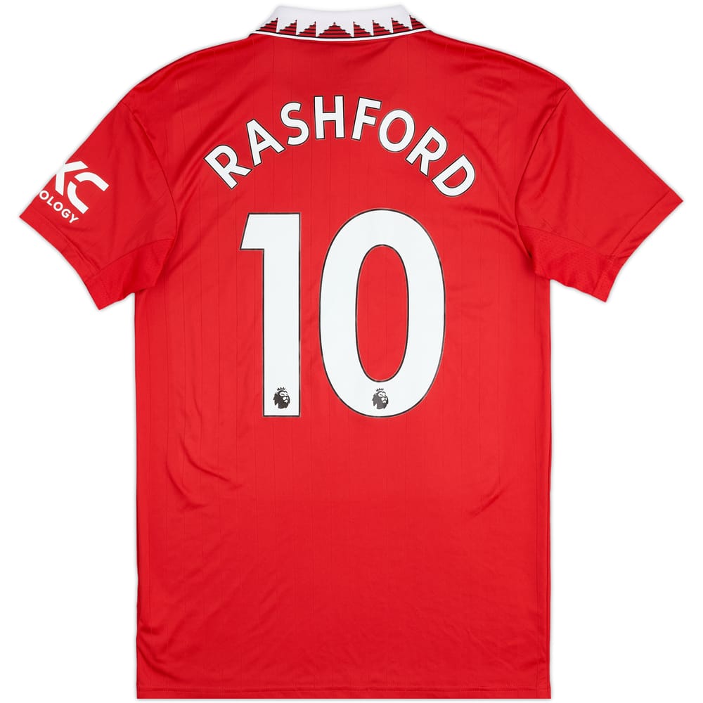 2022-23 Manchester United Home Shirt Rashford #10 - 8/10 - (S)