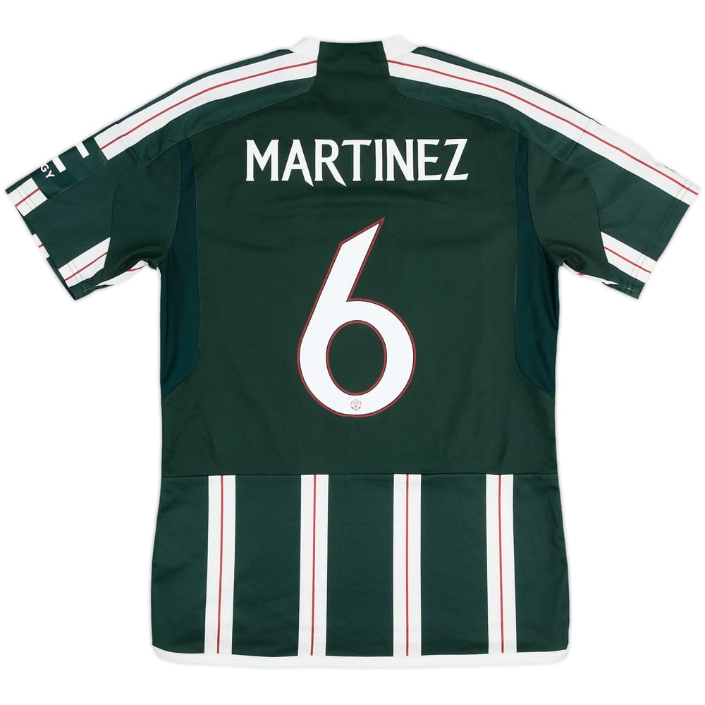2023-24 Manchester United Away Shirt Martinez #6 - 8/10 - (M)