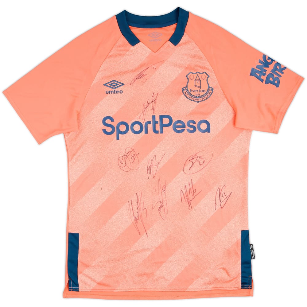 2019-20 Everton Signed Away Shirt - 9/10 - (S)