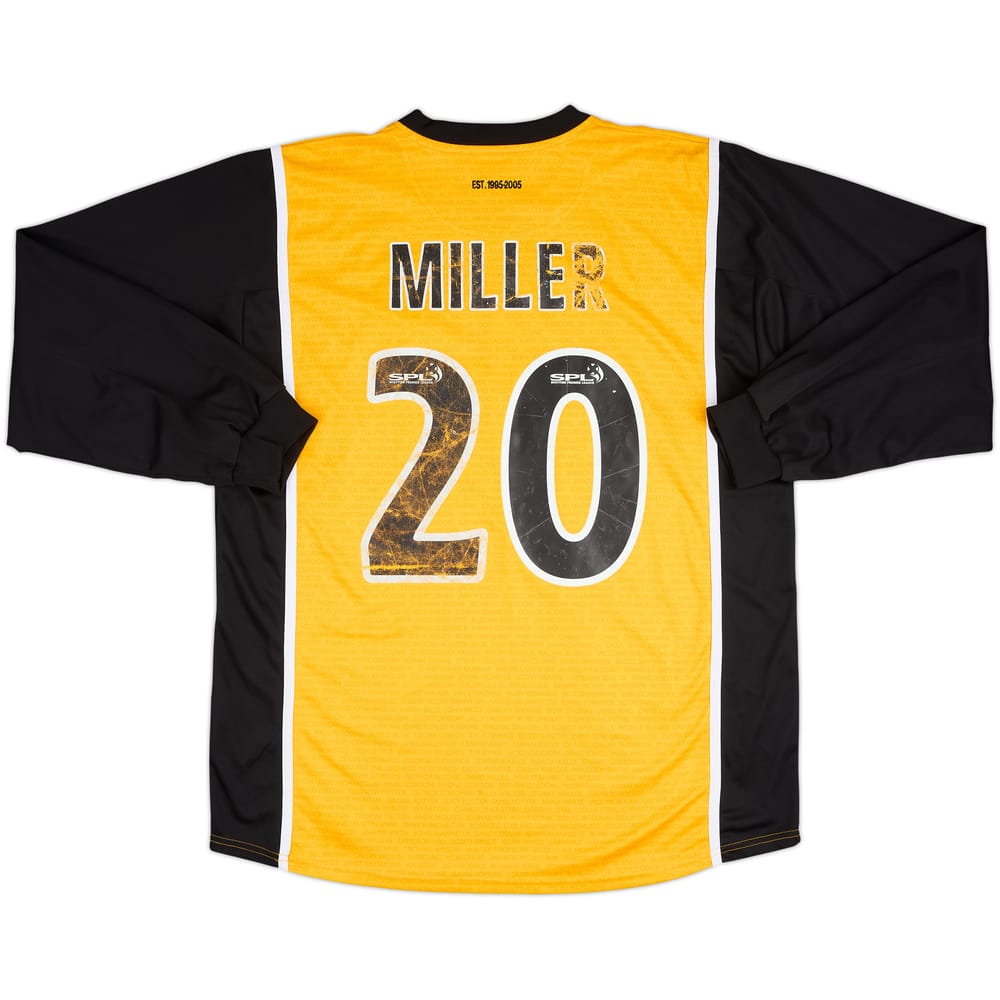 2005-06 Livingston Home L/S Shirt Miller #20 - 5/10 - (XL)