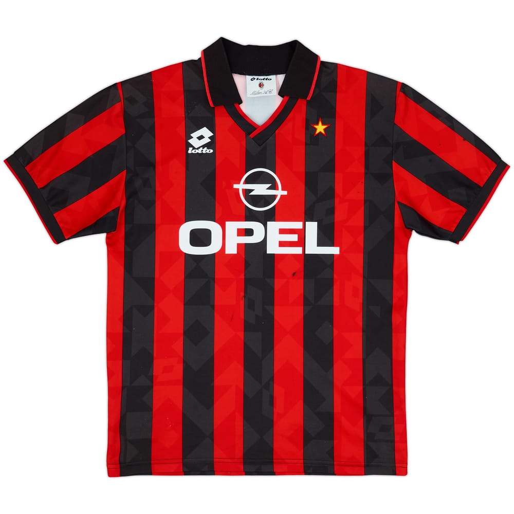 1994-95 AC Milan Home Shirt - 7/10 - (L)