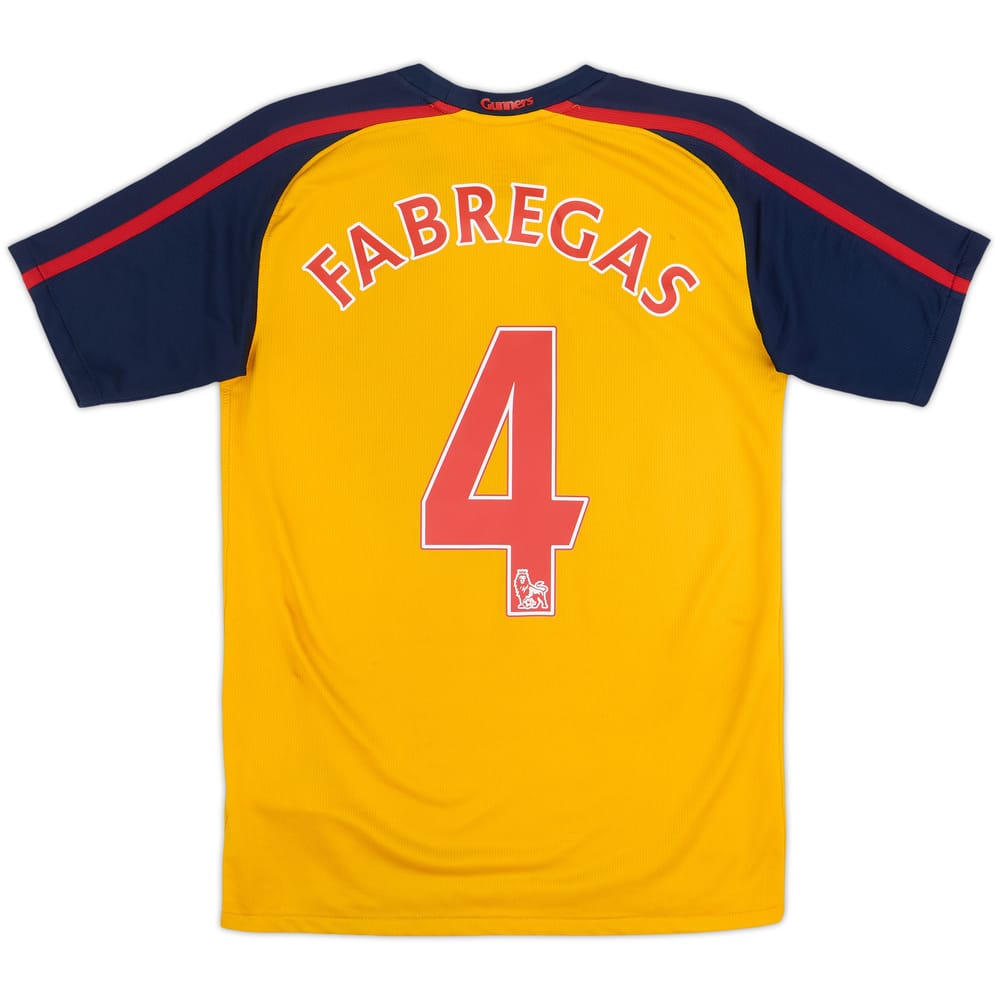 Camiseta de visitante del Arsenal 2008-09 Fabregas #4 - 7/10 - (13-14 Años)
