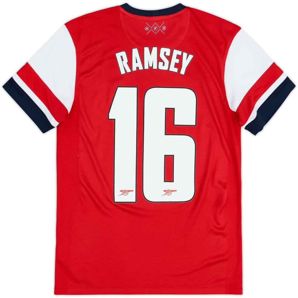 2012-14 Arsenal Home Shirt Ramsey #16 - 8/10 - (S)