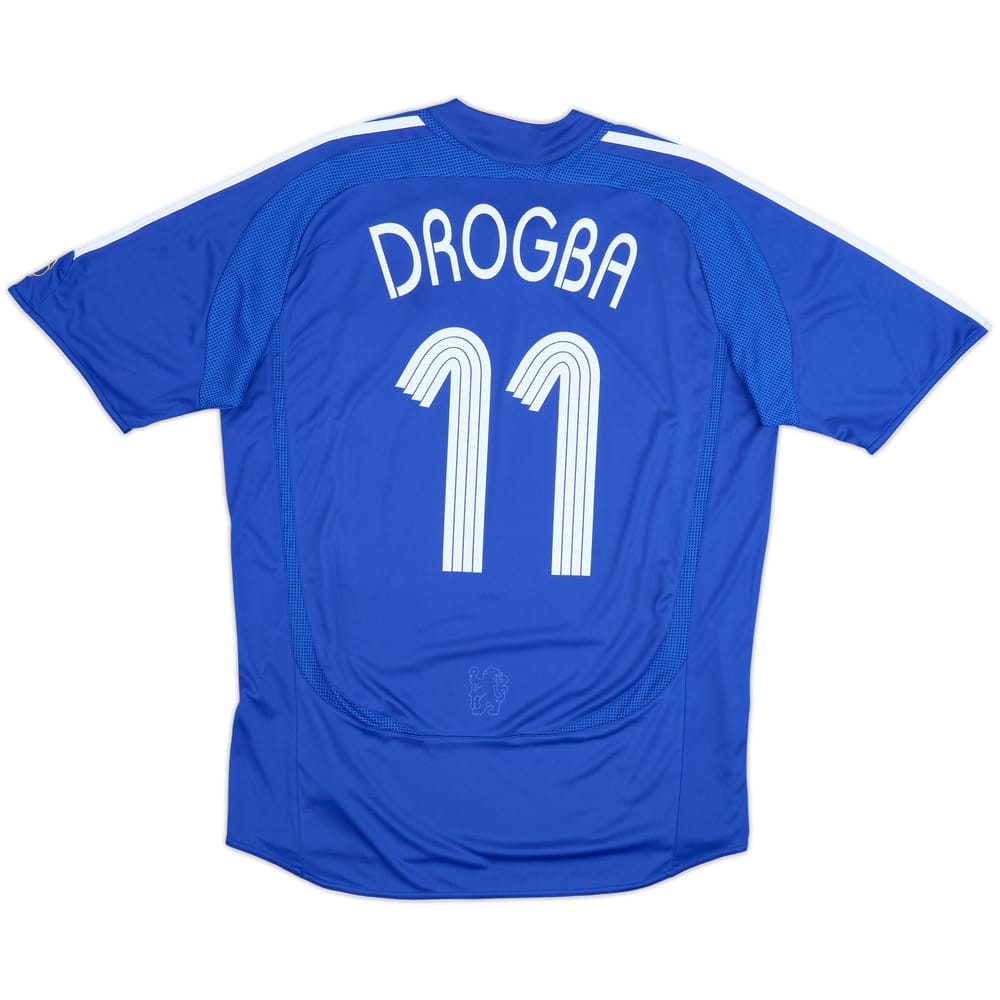 2006-08 Chelsea Home Shirt Drogba #11 - 6/10 - (L)