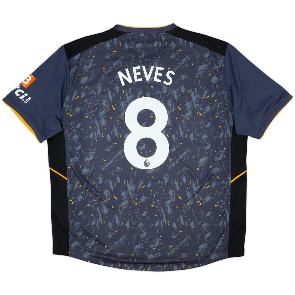 2021-22 Wolves Away Shirt Neves #8 - 9/10 - (XXL)