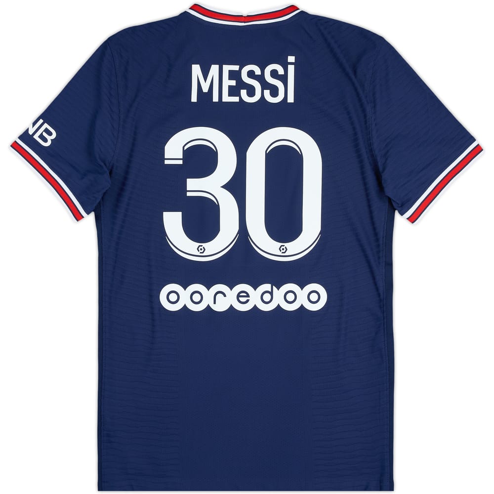 2021-22 Paris Saint-Germain Authentic Home Shirt Messi #30 - 10/10 - (S)