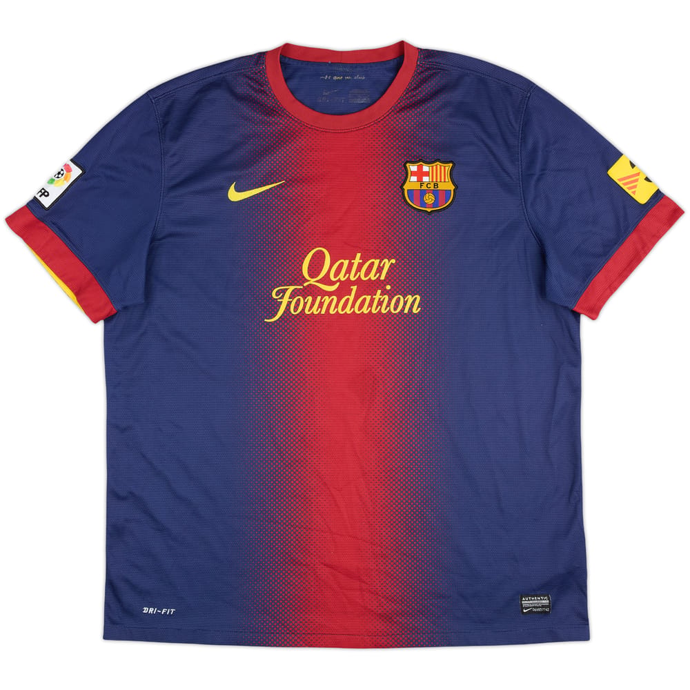 2012-13 Barcelona Home Shirt - 5/10 - (XXL)