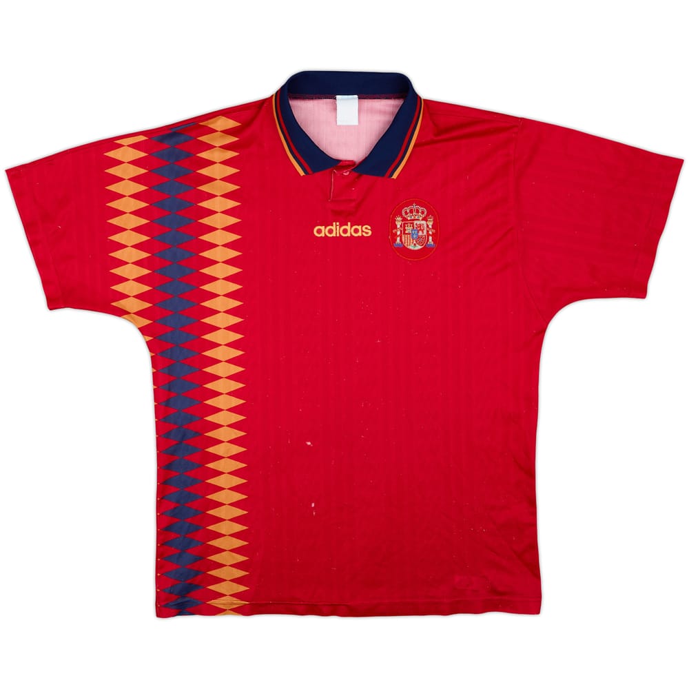 1994-96 Spain Home Shirt - 5/10 - (XL)