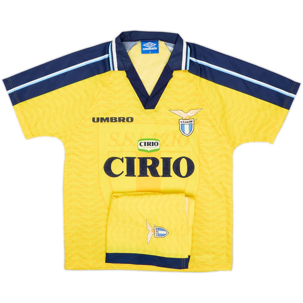 1996-98 Lazio Third Shirt & Shorts - 9/10 - (M)