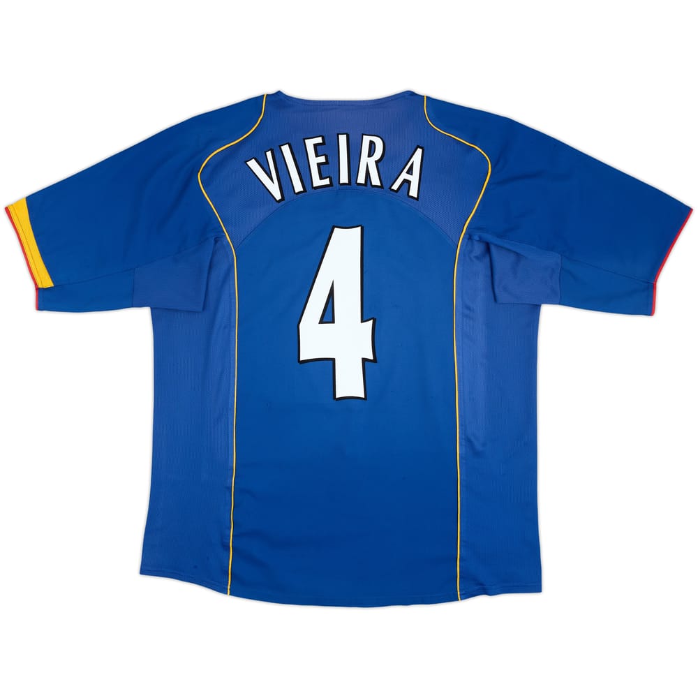 2004-06 Arsenal Camiseta de visitante Vieira #4 - 7/10 - (L)