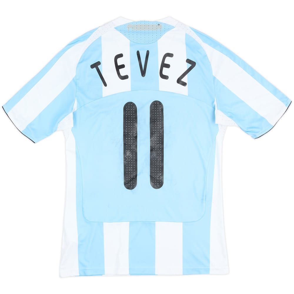 2007-09 Argentina Local Camiseta Tevez #11 - 4/10 - (S)