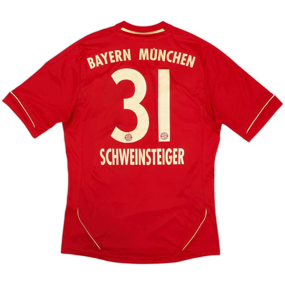 2011-13 Bayern Munich Home Shirt Schweinsteiger #31 - 6/10 - (S)