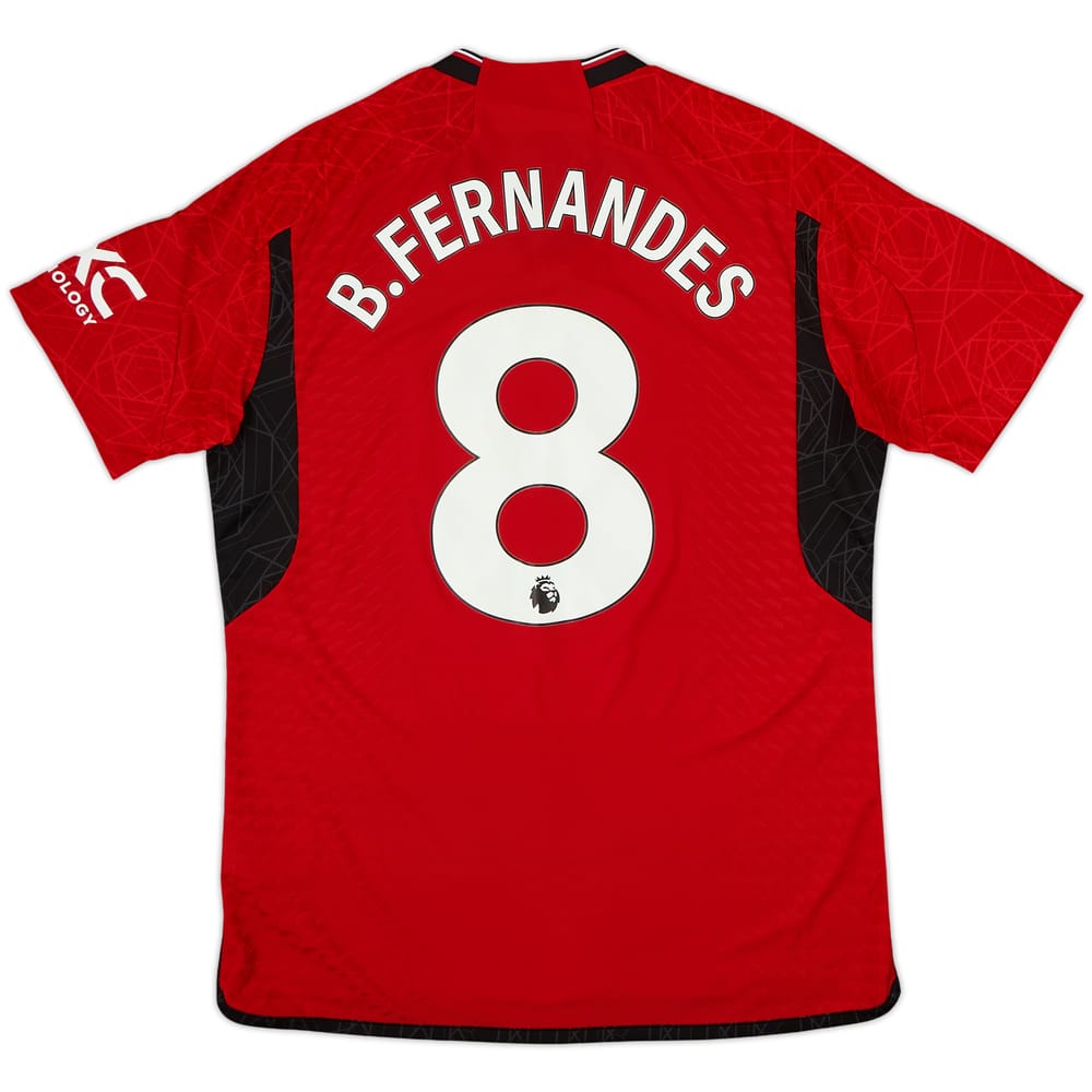 2023-24 Manchester United Authentic Home Shirt B.Fernandes #8 - 10/10 - (L)