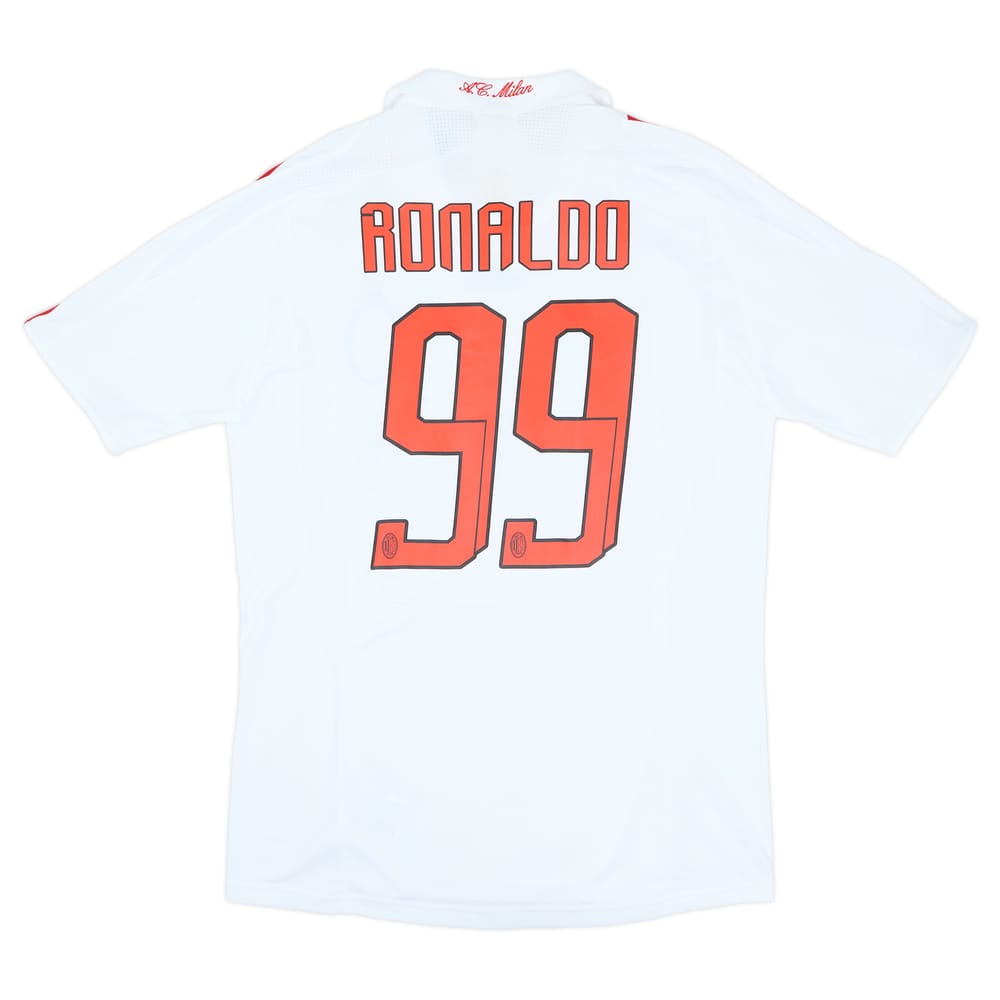 2007-08 AC Milan Away Shirt Ronaldo #99 (M)