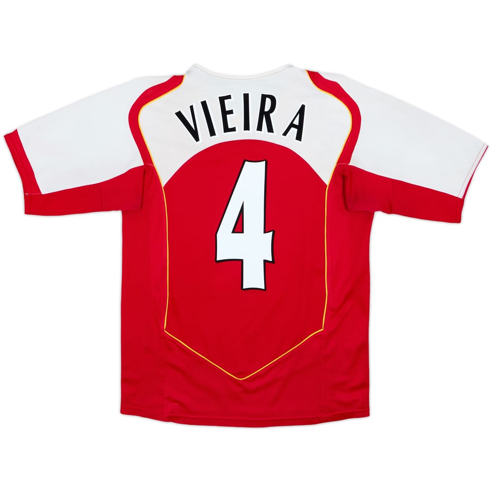 2004-05 Arsenal Home Shirt Vieira #4 - 5/10 - (S)